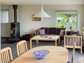 Fernseher, Kamin