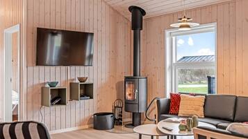 Télévision, cheminée