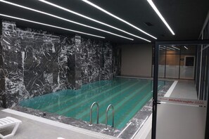 Indoor pool, outdoor pool
