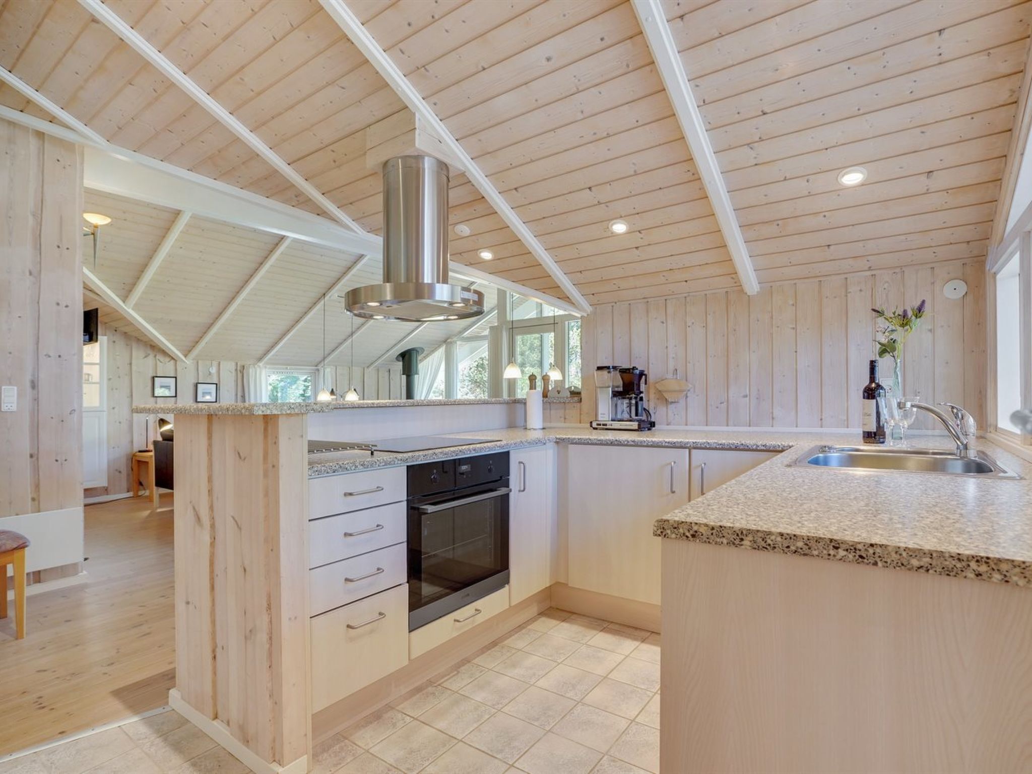 Fridge, oven, dishwasher, highchair