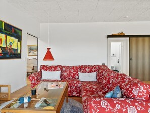 TV, fireplace, foosball