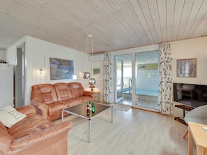 TV, fireplace, DVD player