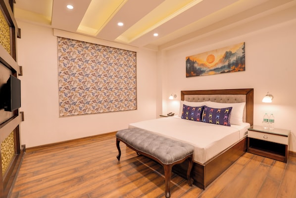 Studio Suite | 1 chambre, bureau, fer et planche Ă repasser, accĂšs au Wi-Fi (inclus)