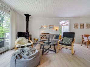 TV, fireplace, DVD player