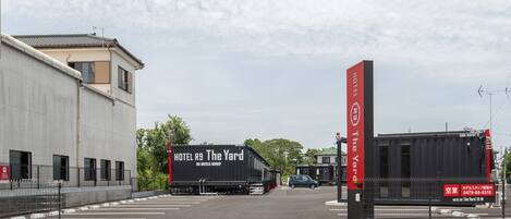 Façade de l’hébergement