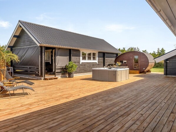 Terrace/patio - "Gizella" - 500m to the fjord by Interhome (Spøttrup)