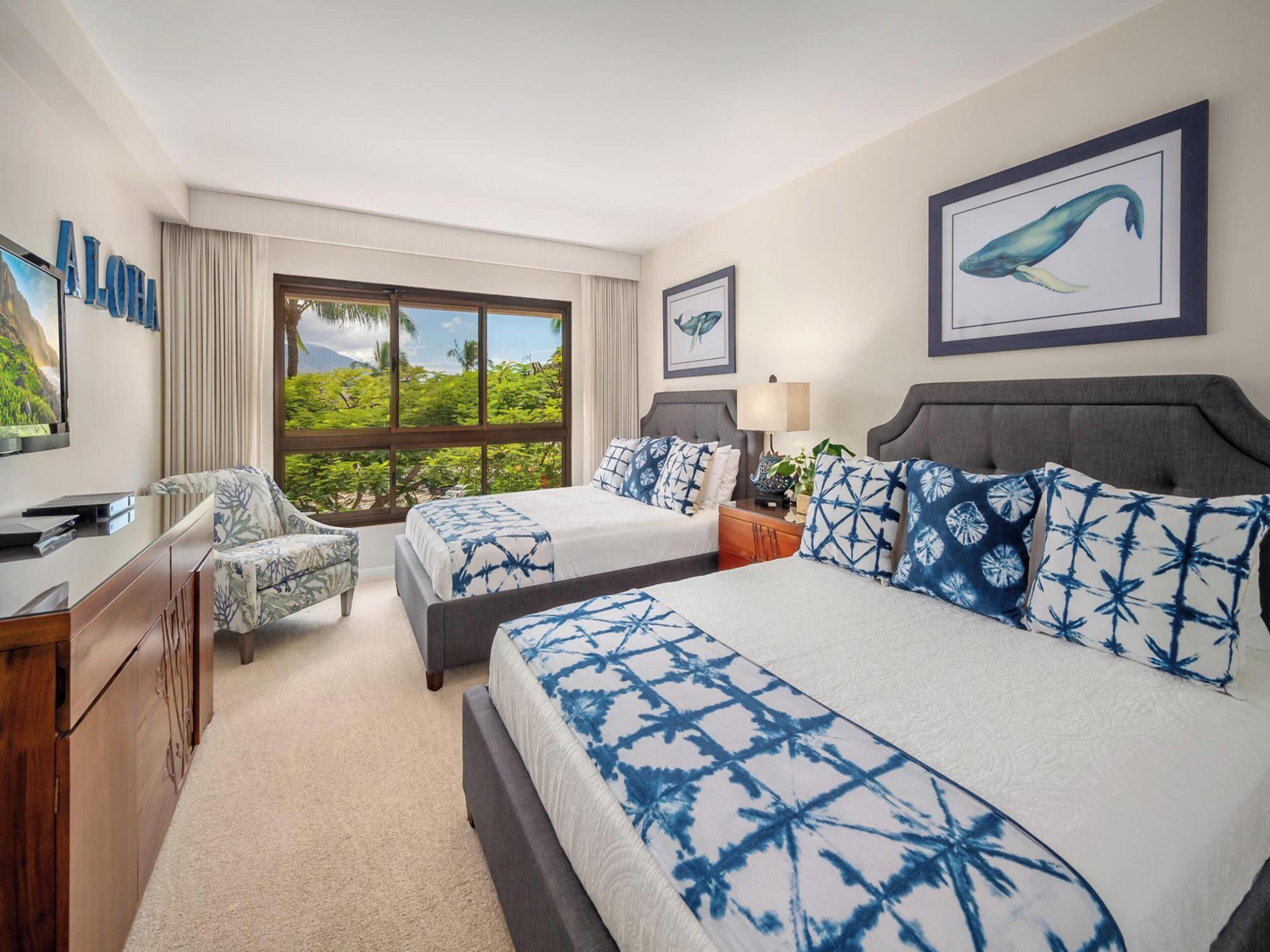 2 bedrooms, desk, iron/ironing board, WiFi