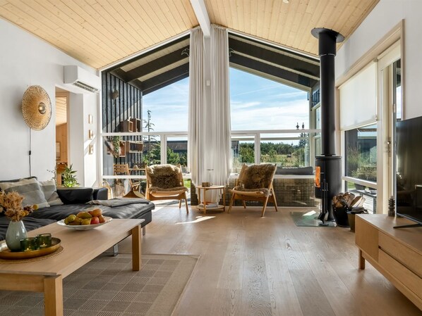 Télévision, cheminée