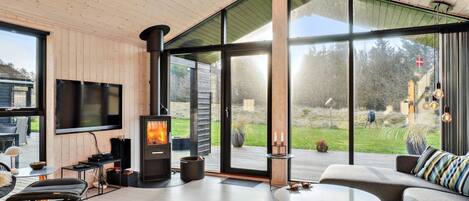 TV, fireplace, DVD player