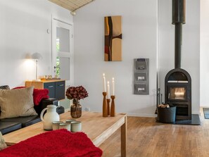 TV, fireplace, DVD player