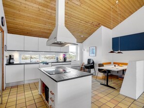 Fridge, microwave, dishwasher, highchair