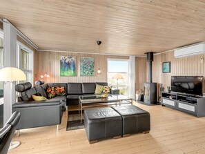 Cheminée, lecteur de DVD