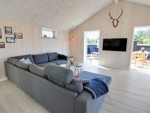 Fernseher, Kamin