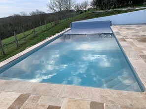 Outdoor pool - Maison d'hôtes Perbos 1556 (La Bastide-Clairence)