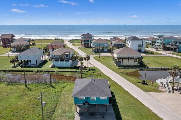 House, 2 Bedrooms | Exterior - Windsical Escape 2 Bedroom Home by RedAwning (Port Bolivar)