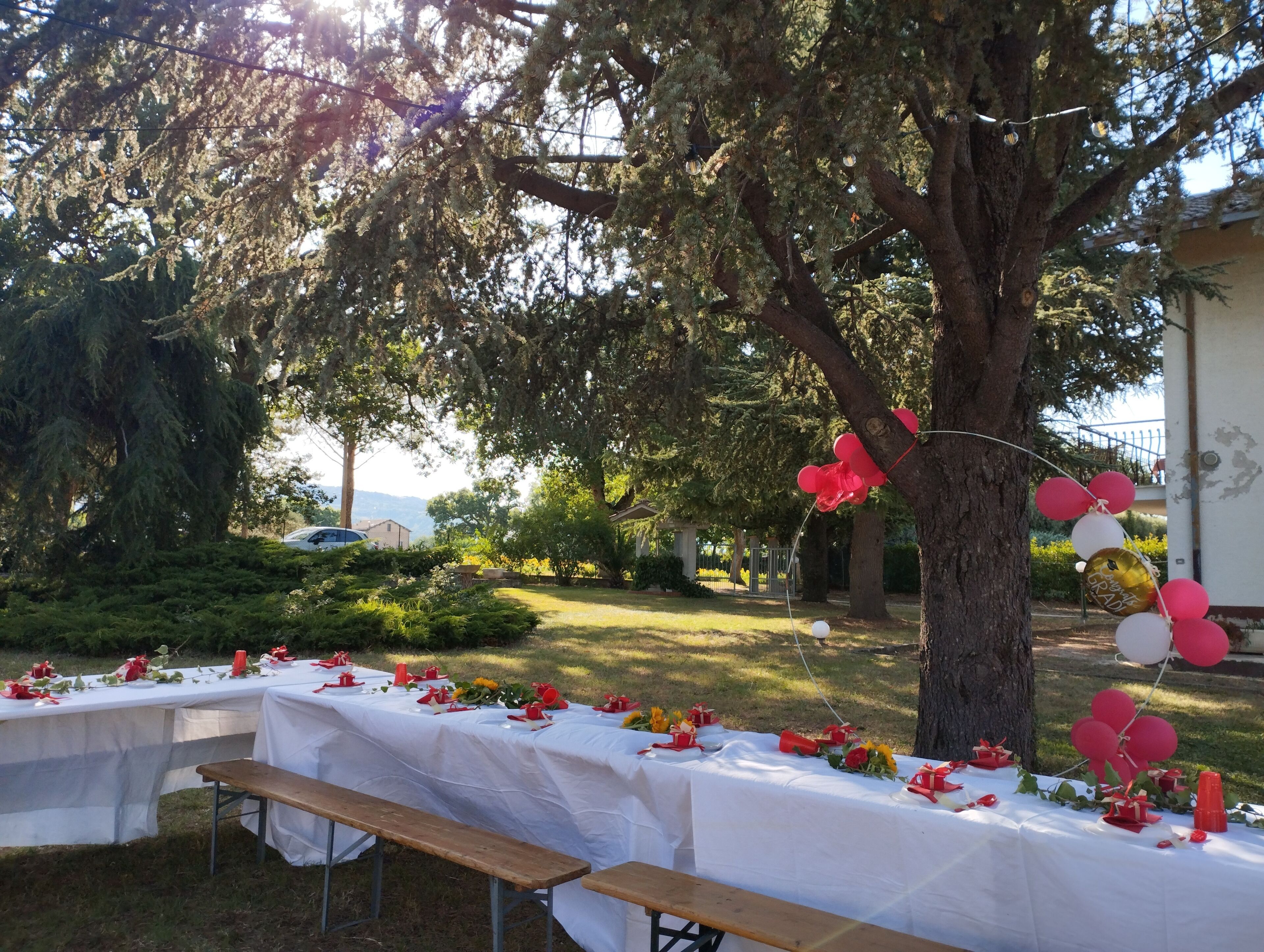 Bröllopsområde utomhus