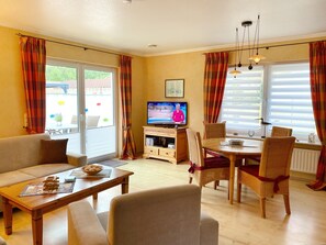 TV, fireplace, DVD player, stereo