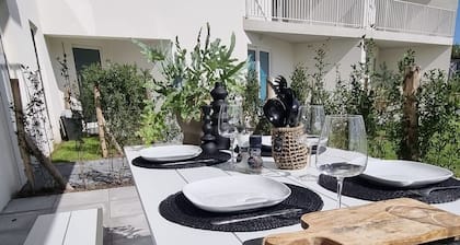 Luxury 4p apartment at marina of Zeebrugge incl.2terrassen+free parking