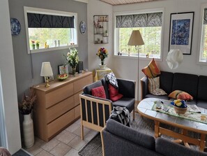 Fernseher, Kamin, DVD-Player