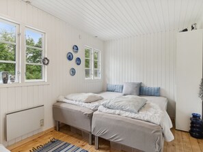 2 soveværelser, internetforbindelse