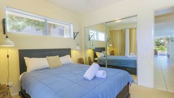 Family Apartment, 3 Bedrooms, Pool Access, Pool View | 3 bedrooms, individually decorated, individually furnished