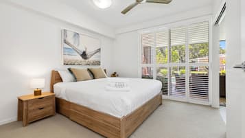 Deluxe Apartment, 3 Bedrooms, Pool Access, Pool View | 3 bedrooms, individually decorated, individually furnished