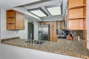 Fridge, microwave, oven, stovetop - Beachfront with Dune View! Steps to Beach & Pool! (Pensacola Beach)