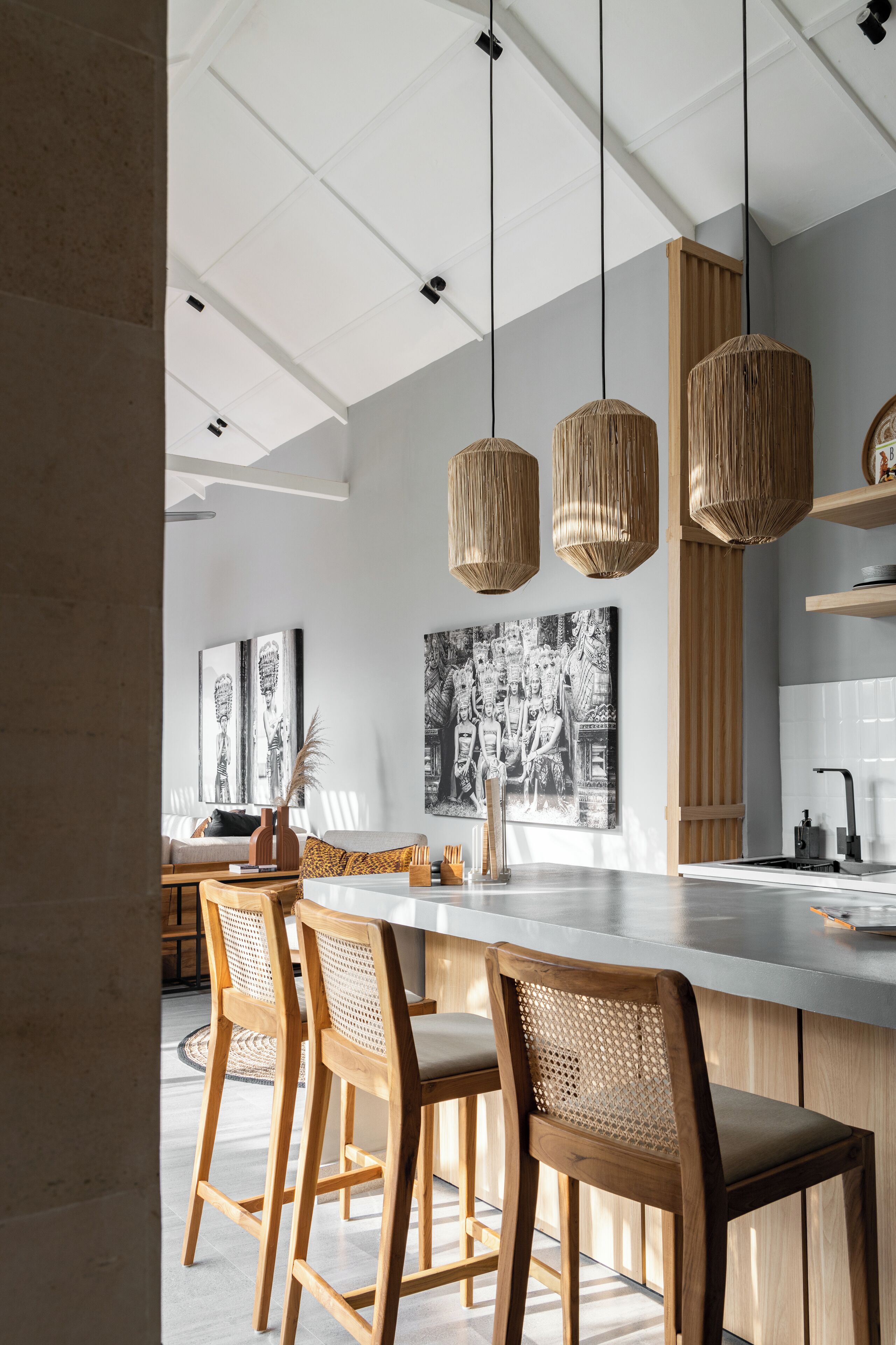 奢华别墅 | 私人厨房 | 冰箱、微波炉、炉灶、茶具/咖啡用具