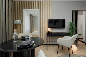 Apartment, 1 Bedroom, Kitchen | 2 bedrooms, individually furnished, laptop workspace, iron/ironing board - Apartament With AC Dyrekcyjna Wrocław (Wroclaw)