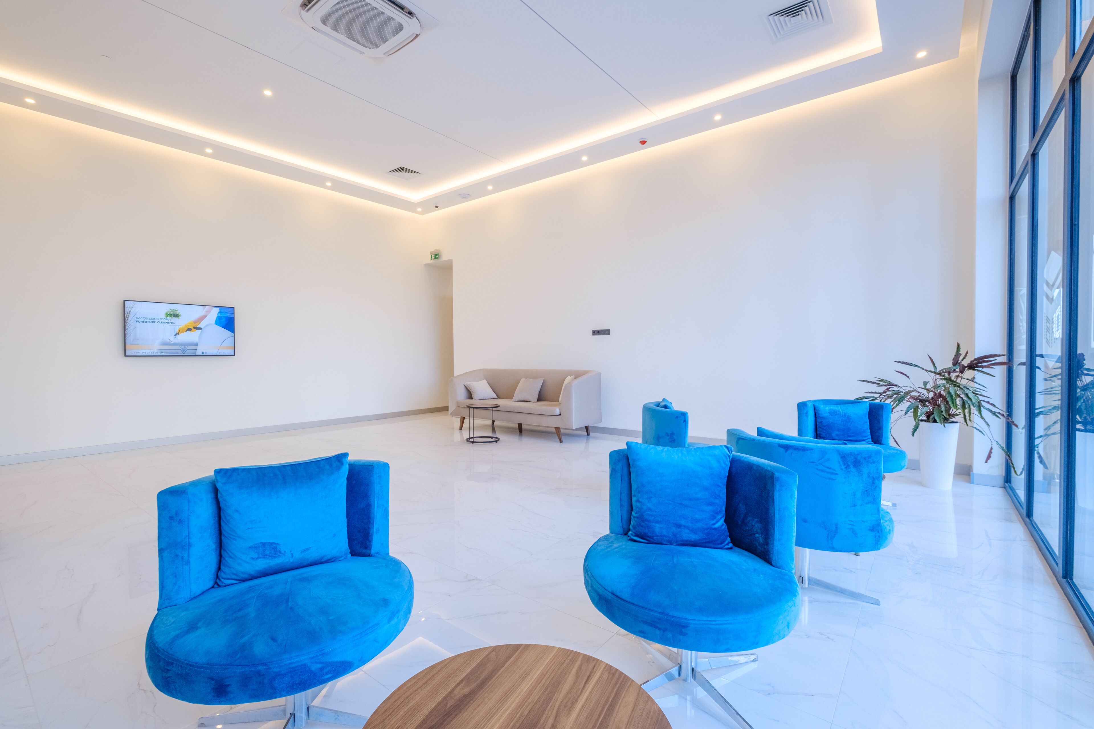 Lobby sitting area