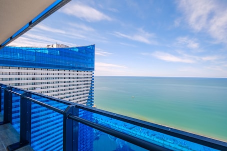 View from property. Orbi City Hotel Official D Block