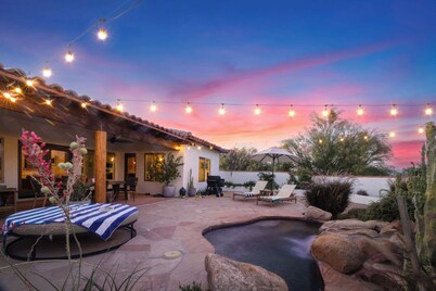 Desert Villa | Plunge Pool and Four Peaks Views