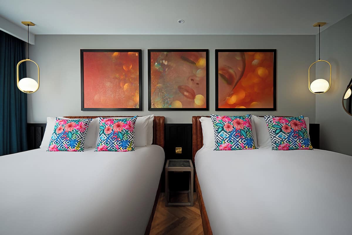 Deluxe Room, 2 Double Beds | 1 bedroom, minibar, in-room safe, iron/ironing board