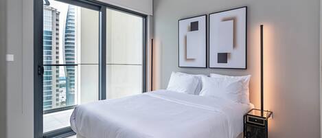 1 slaapkamer, een strijkplank/strijkijzer, wifi, beddengoed