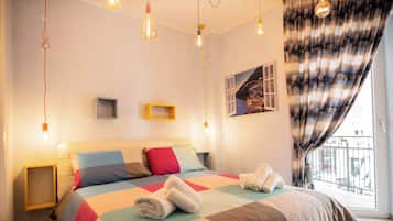 Quarto casal | Camas com colchões de espuma com sistema de memória, Wi-Fi de cortesia