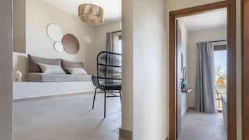 Apartment, 2 Bedrooms, Sea View | 1 bedroom, soundproofing, free WiFi, bed sheets