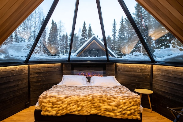 Cabin | 1 bedroom, in-room safe, free WiFi, bed sheets - Northern Lights Village Pyhä (Pelkosenniemi)