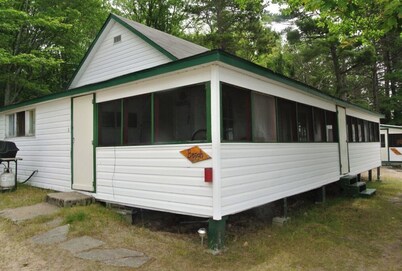 Northern 825' of private beach with Beach Beds on Lake Nipissing