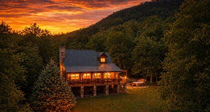âš 25% Off Premium Mountain View Cabin âą ââ Guest Favorite" rated Top 5% of all Airbnb properties âą Hot Tub âą Fire Pit âą Porch Swing âą Hammock & Close to WCU (3 Mi), Sylva dining, pubs, shopping, the Blue Ridge Parkway, and many adventures.