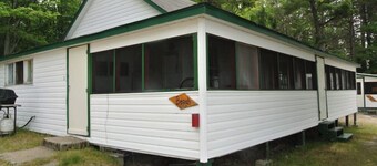 Northern 825' of private beach with Beach Beds on Lake Nipissing