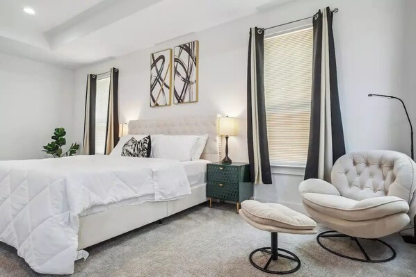 4 habitaciones y ropa de cama