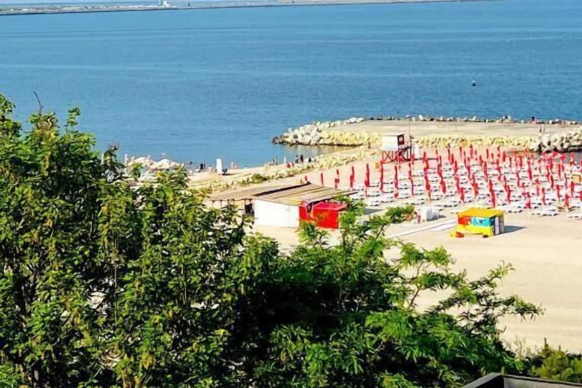 Apartamento superior, no fumadores, vistas a la playa | Terraza o patio