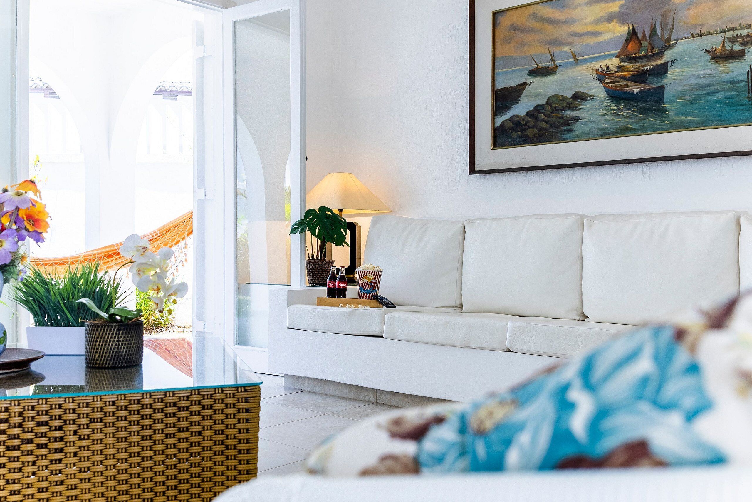 Villa | Área de sala de estar | Smart TV 