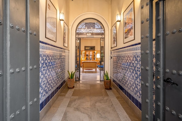 Interior entrance