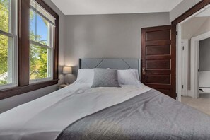 4 bedrooms, iron/ironing board, travel crib, WiFi