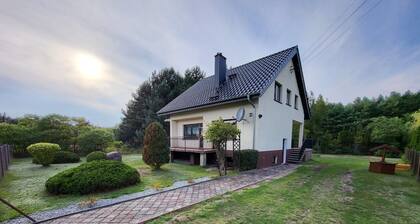Vacation home on the edge of the forest near a bathing lake