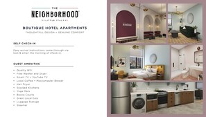 1 bedroom, free WiFi, bed sheets - The Neighborhood Hotel - Little Italy One Bedroom w/ Patio (Chicago)