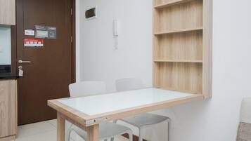 Apartment | Private kitchen | Full-size fridge, stovetop