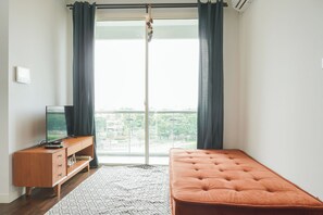 Living area - Nice And Homey 1Br At Citralake Suites Apartment (Jakarta)