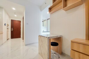 Interior - Warm And Comfort Stay 2Br At Sky House Bsd Apartment (Pagedangan)